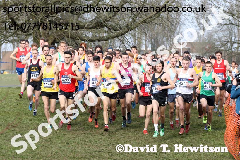 Senior mens 2016 Inter Counties Cross Country Champs. and Cross Challenge Final, Cofton Park, Birmingham. Photo: David T. Hewitson/Sports for All Pics